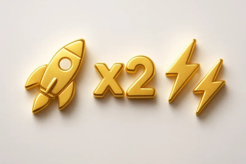 Gold and white instant game icons on clean white surface